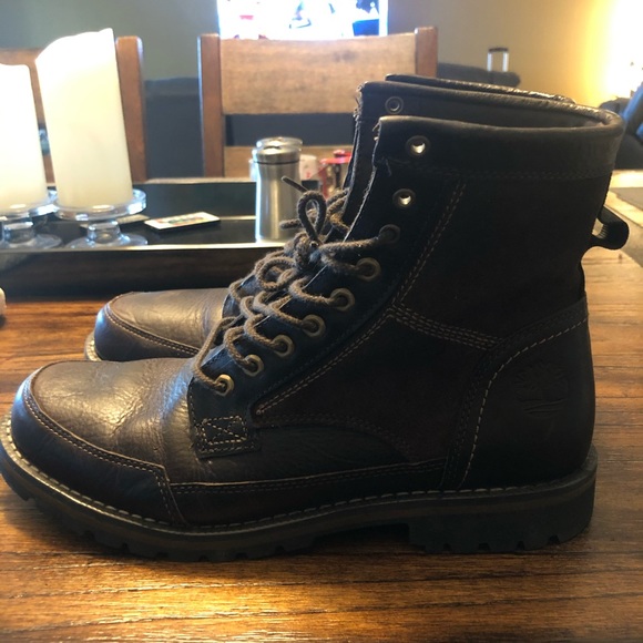 Timberland boots size 9.5 dark brown main image 5